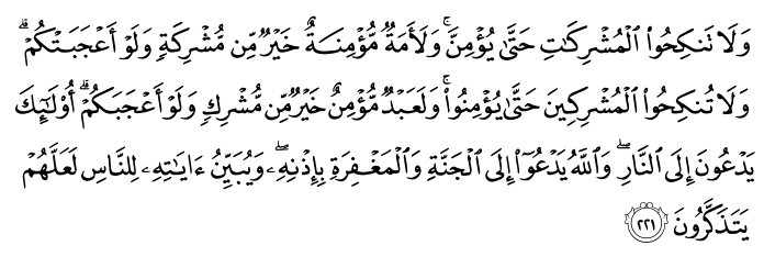 تصاویر آیات قرآن  آیه 228